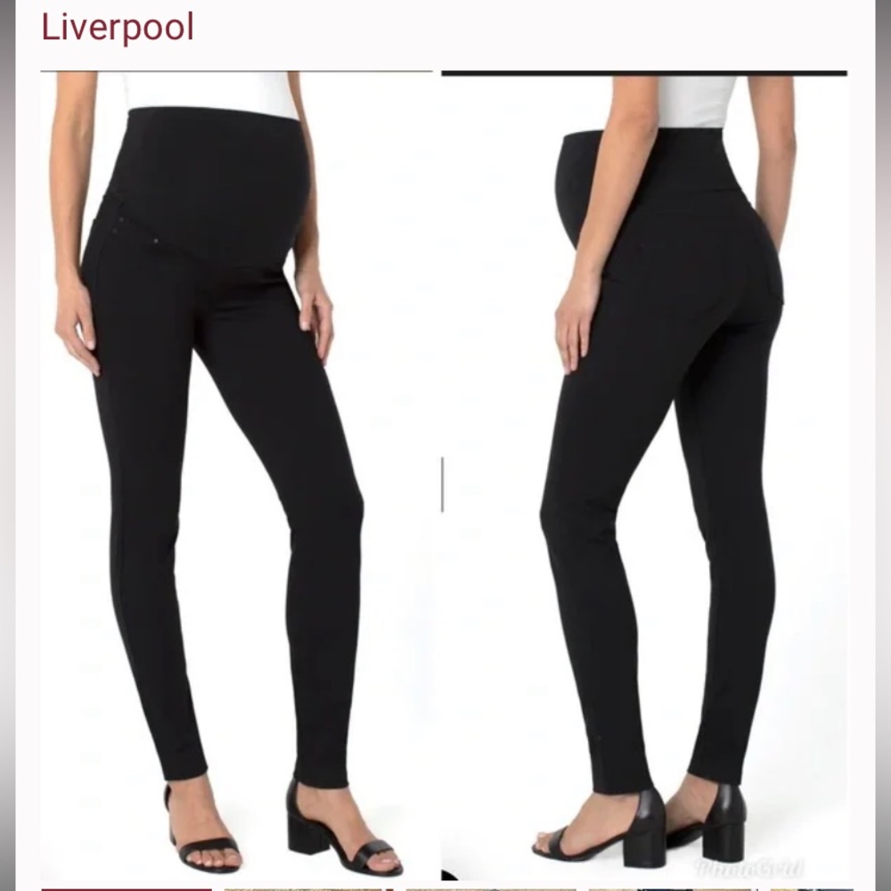 NWOT Liverpool MATERNITY SIENNA LEGGING - Picture 2 of 14